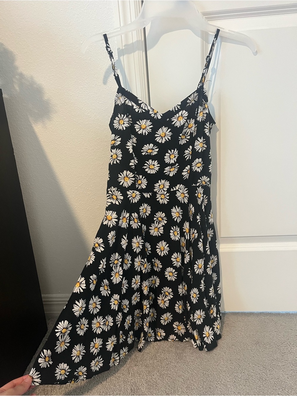 Cotton On Black Daisy Print Dress